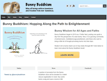 Tablet Screenshot of bunnybuddhism.com